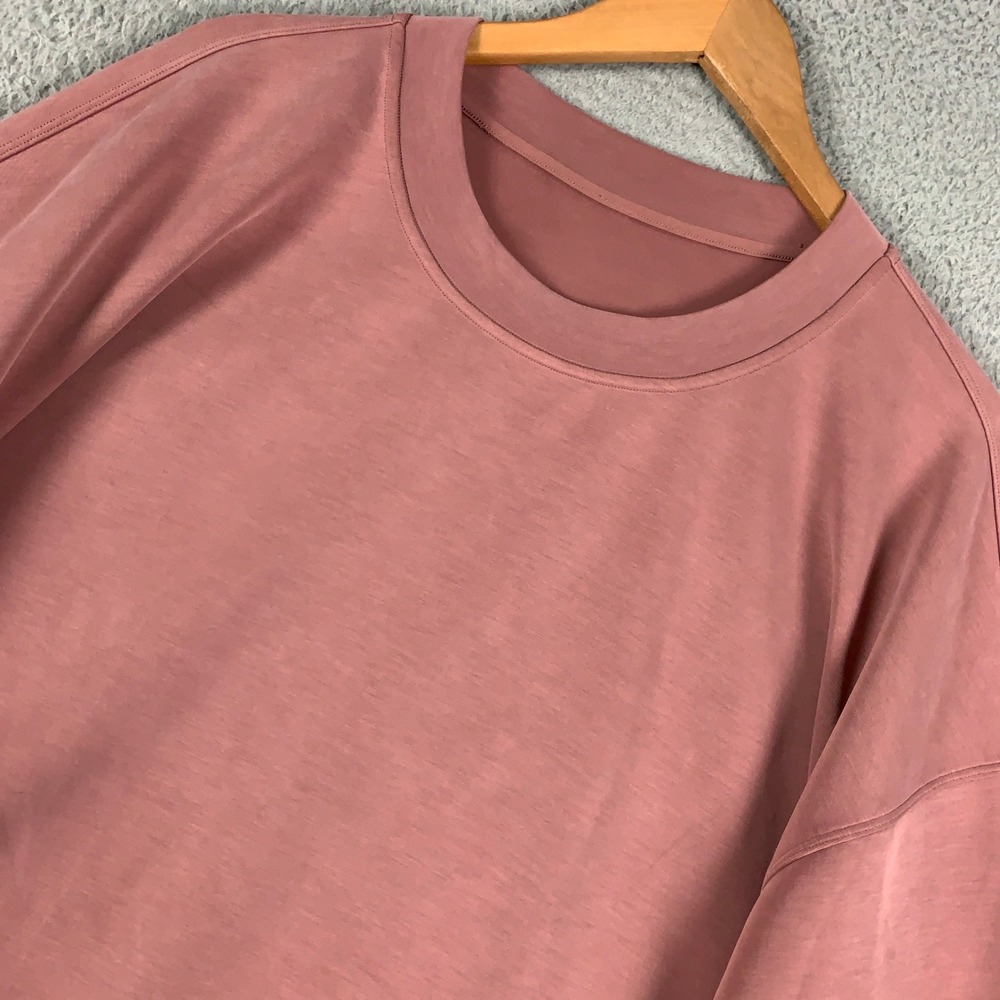 Lululemon Perfectly Oversized Cropped Crew Womens XL Pink Softstreme‎ Sweatshirt